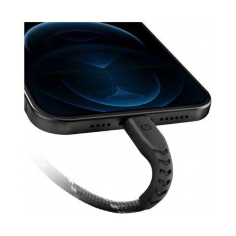 Energea Nyloflex Cable, Charge And Sync Tough Lightning C89 Mfi 1.5M – Black
