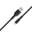 PROMATE XCord-Ai High Tensile Strength Data & Charge Cable - 1 Meter / 480Mbps / USB-A / Lightning / Black