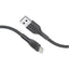 PROMATE XCord-Ai200 High Tensile Strength Data & Charge Cable - 2 Meter / 480Mbps / USB-A / Lightning / Black