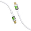 PROMATE TransLine-CC200 Power Delivery Ultra-Fast Charge Cable - 2 Meter / 480Mbps / USB-C / White
