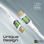 PROMATE TransLine-CC200 Power Delivery Ultra-Fast Charge Cable - 2 Meter / 480Mbps / USB-C / White