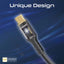 PROMATE LucidLine-CC120 High Tensile Power Delivery Charge Cable - 1.2 Meter / 480Mbps / USB-C / Black
