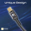 PROMATE LucidLine-CC200 High Tensile Power Delivery Charge Cable - 2 Meter / 480Mbps / USB-C / Black