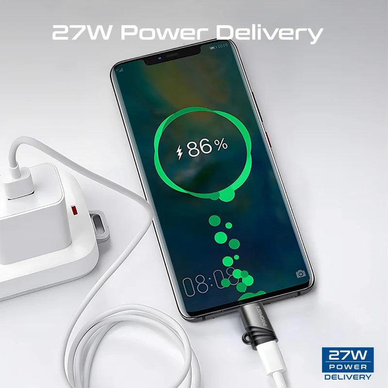 PROMATE Link-Ci Ultra-Fast Charging Lightning to USB-C Adapter