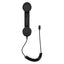 Porodo Classic Retro Phone Handset with Type-C Connector - Black