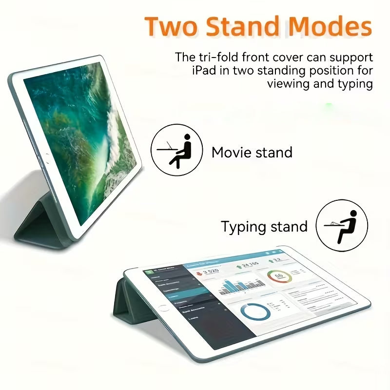 Tablet Protective Flip Cover For iPad Mini 1/2/3/4 - Red