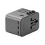 Energea Travelworld Travel Adapter - 45W / USB-C / USB-A / Gunmetal