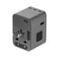 Energea Travelworld Travel Adapter - 45W / USB-C / USB-A / Gunmetal