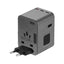 Energea Travelworld Travel Adapter - 45W / USB-C / USB-A / Gunmetal