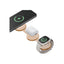Energea AluMag Trio 3-in-1 Foldable Wireless Charger - 15W / Orange
