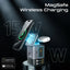 PROMATE PowerSync-105 GaNFast Multi-Port Wireless Charging Station with Dual Retractable Cables - 105W / Black