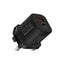 PROMATE PowerPort-33 Power Delivery GaNFast Charging Adapter - 33W / USB-C / USB-A / Black