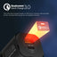 PROMATE PowerPort-33 Power Delivery GaNFast Charging Adapter - 33W / USB-C / USB-A / Black
