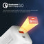 PROMATE PowerPort-33 Power Delivery GaNFast Charging Adapter - 33W / USB-C / USB-A / White