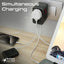 PROMATE TripMate-GaN100 GaNFast Multi-Port Travel Adapter - 100W / USB-C / USB-A / Black