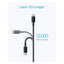 Anker USB-A to USB-C Cable - 15W / 1 Meter / Black