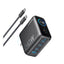 Anker PD 4-Port Fast Charger with USB-C Cable - 140W / Dark Grey