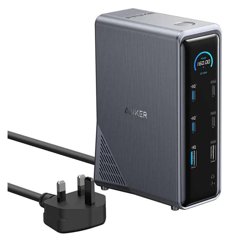 Anker Prime 14-Port Docking Station - 160W / USB-A / USB-C / Black