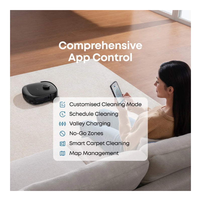 Eufy Omni E25 Robot Vacuum Cleaner - 20,000Pa / Black