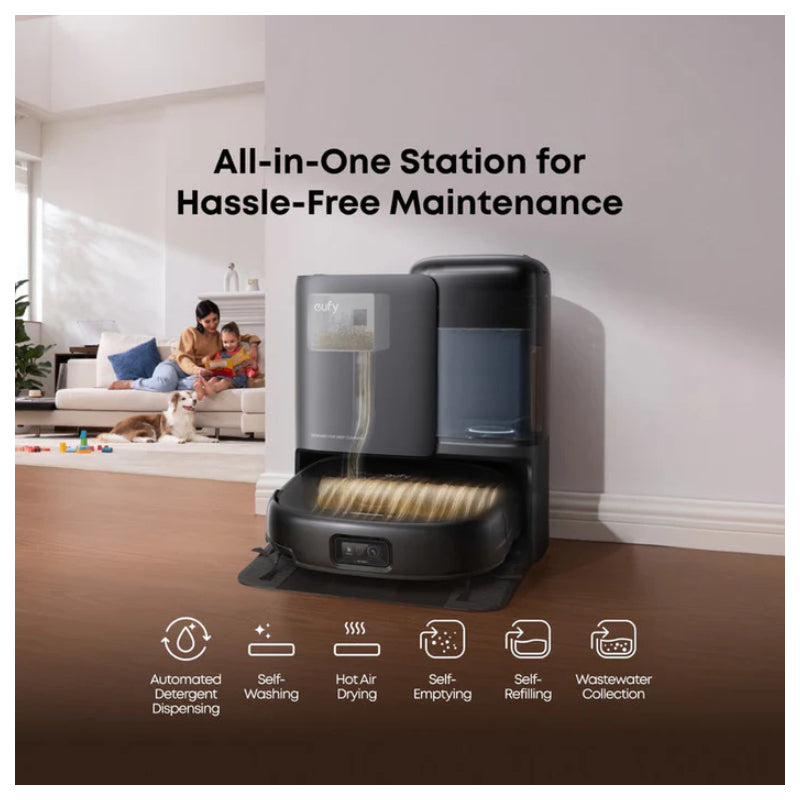 Eufy Omni E25 Robot Vacuum Cleaner - 20,000Pa / Black
