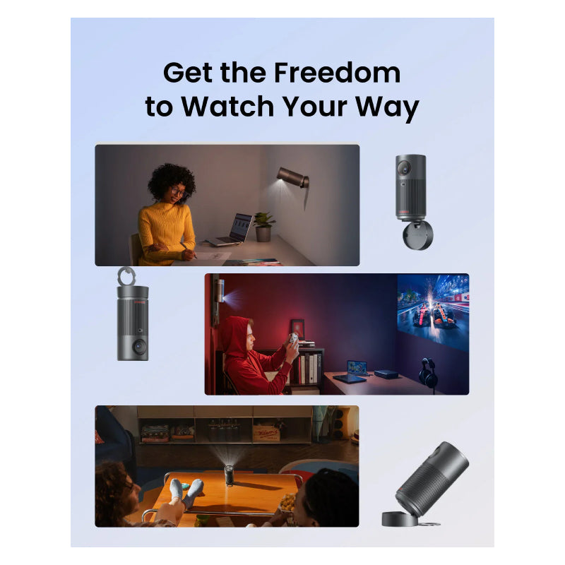 Anker Nebula Capsule Air Smart Projector - 150 ANSI Lumens / HDMI/USB-C / Black