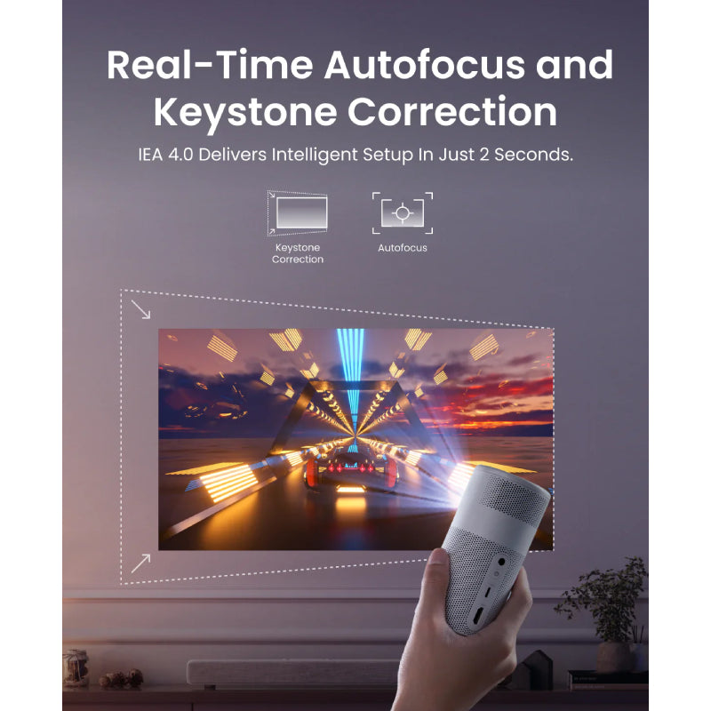 Anker Nebula Capsule Air Smart Projector - 150 ANSI Lumens / HDMI/USB-C / White