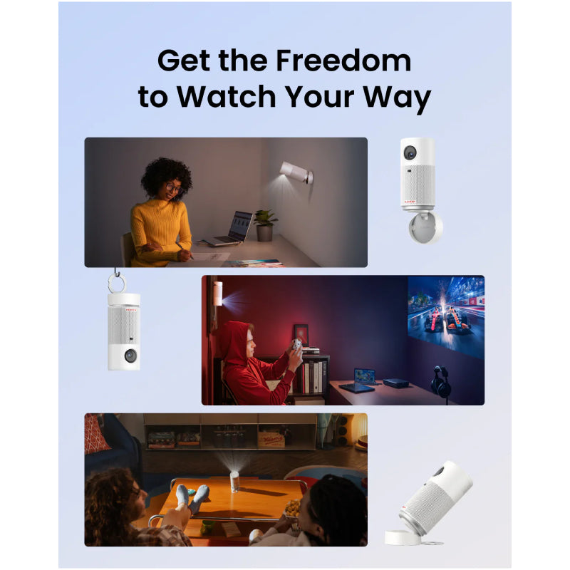 Anker Nebula Capsule Air Smart Projector - 150 ANSI Lumens / HDMI/USB-C / White