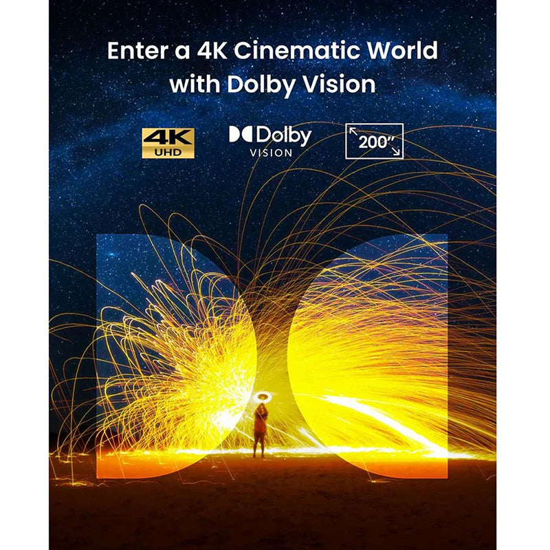 Anker Nebula Cosmos SE Laser Projector - 4K / 1800 ANSI Lumens / HDMI/USB / Black