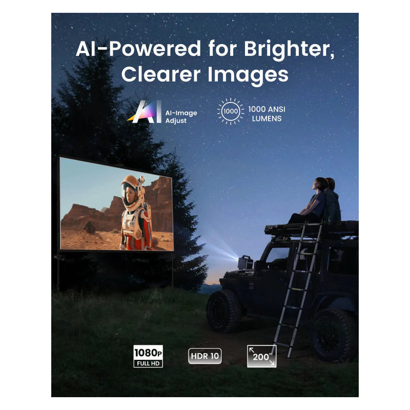 Anker Nebula Mars III Projector - 1000 ANSI Lumens / HDMI/USB / Black