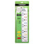 Terminator 5 Way Power Extension Socket - 3 Meter / White