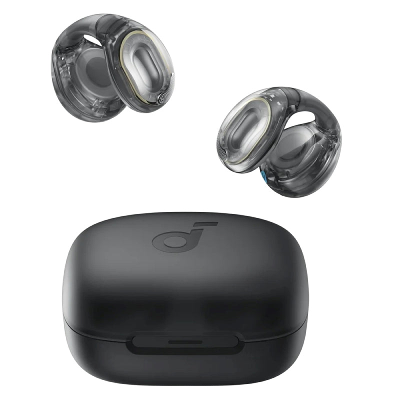 Anker Soundcore C40i Wireless Clip-On Earbuds - Open-Ear / Bluetooth / Clear