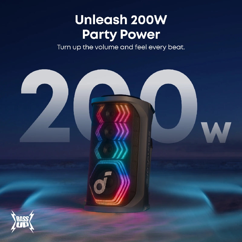 Anker soundcore Rave 3S AI Karaoke Party Speaker - 200W / Black