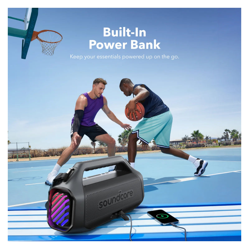 Anker Soundcore Boom 2 Plus Portable Speaker - 140W / Bluetooth 5.3 / Black