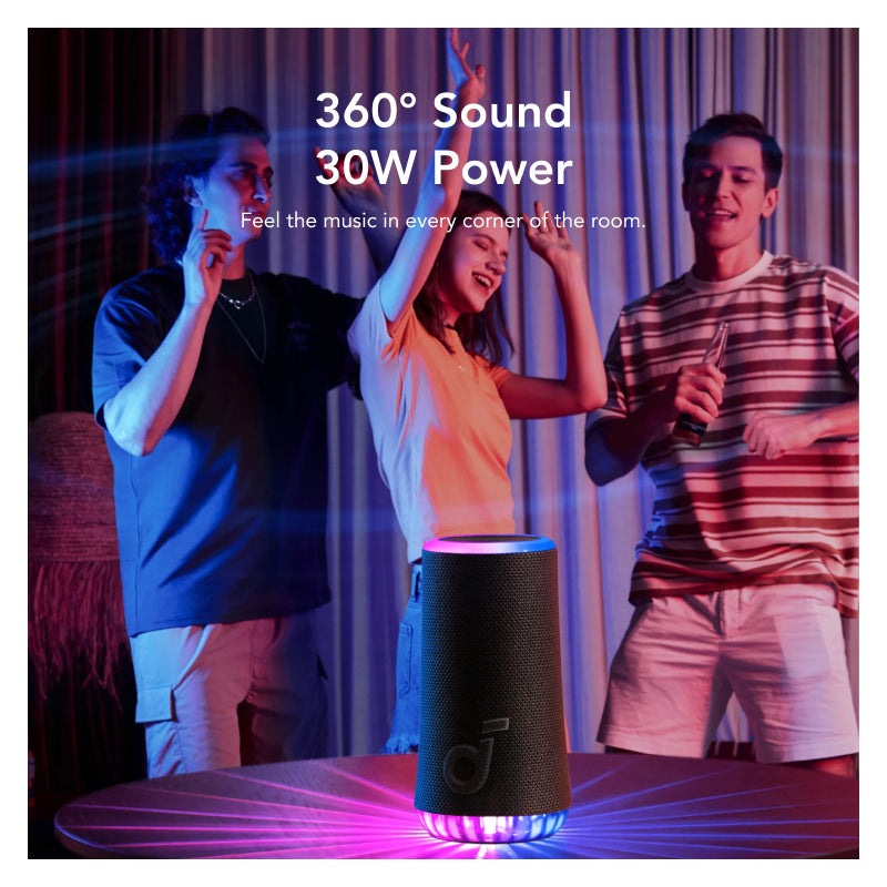 Anker Soundcore Glow Portable Speaker - 30W / Bluetooth / Black