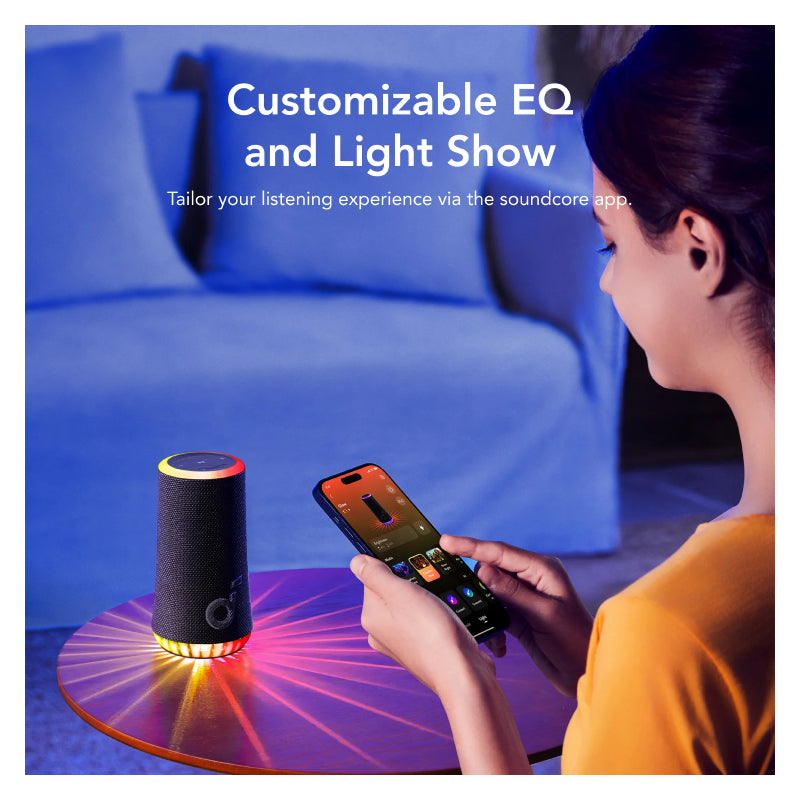 Anker Soundcore Glow Portable Speaker - 30W / Bluetooth / Black