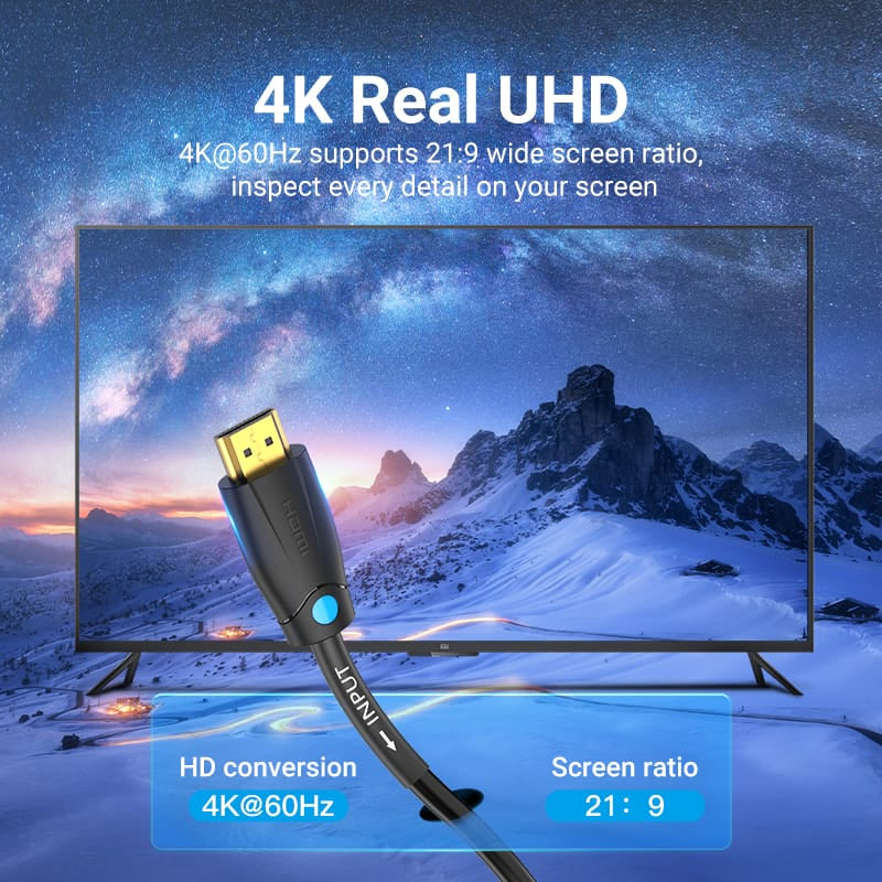 Vention HDMI Cable - 4K / 10 Meter / Black