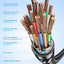 Vention Cotton Braided HDMI Cable - 4K / 15 Meter / Black