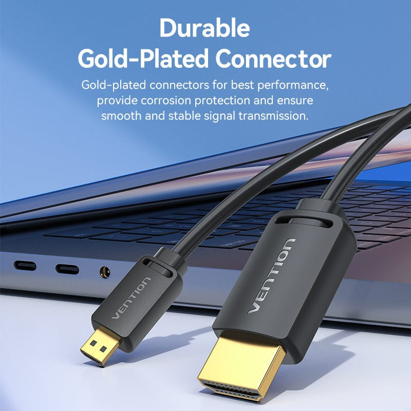 Vention Micro HDMI Cable - 4K / 1 Meter / Black