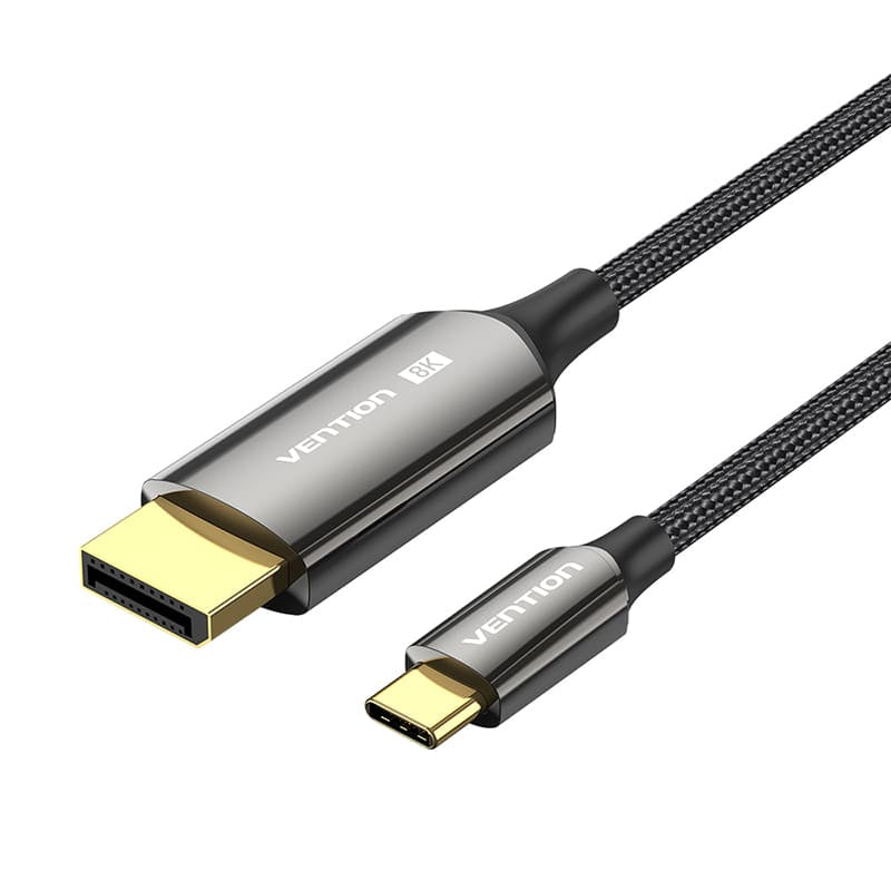 Vention USB-C To DisplayPort Cable - 8K / 2 Meter / Black