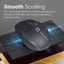 PROMATE Breeze Silent Switch Streamlined Wireless Mouse - 1600dpi / Black