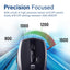 PROMATE Breeze Silent Switch Streamlined Wireless Mouse - 1600dpi / Silver