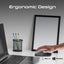 PROMATE UniGlide EZGrip Ergonomic Wireless Mouse - 1600dpi / Blue