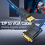 Vention DisplayPort to VGA Cable - 1080P / 2 Meter / Black