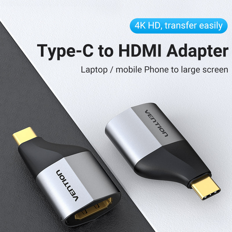 Vention USB-C to HDMI Adapter  - 4K / Gray
