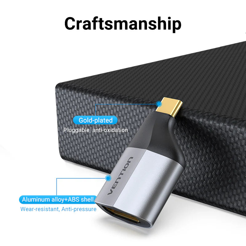 Vention USB-C to HDMI Adapter  - 4K / Gray