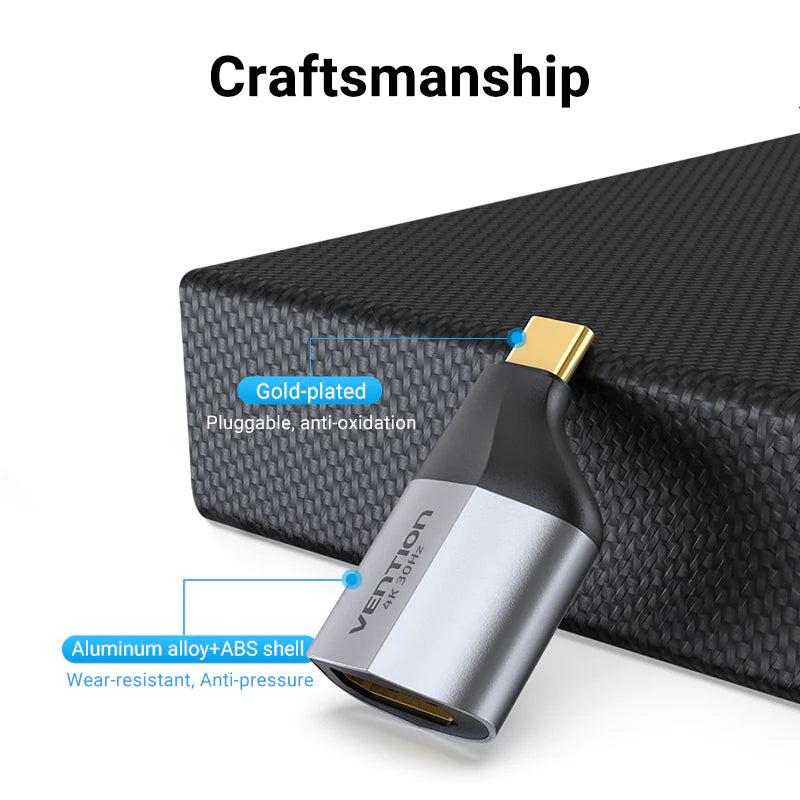 Vention USB-C to HDMI Adapter  - Gray