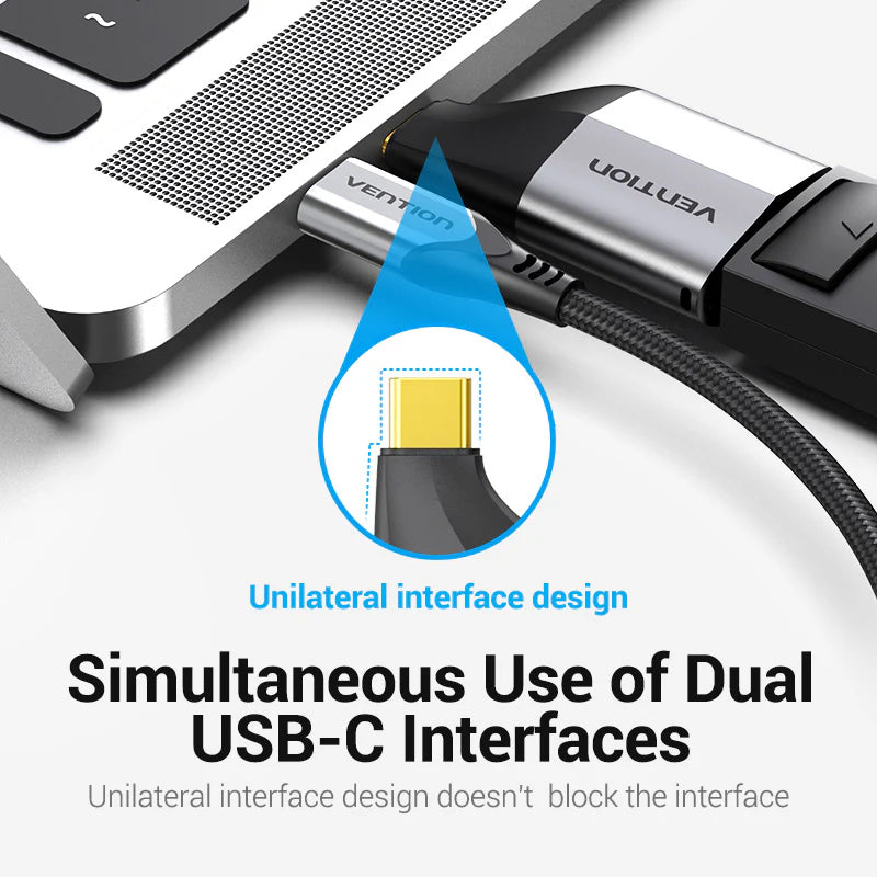Vention USB-C to DisplayPort Adapter  - 4K / Gray