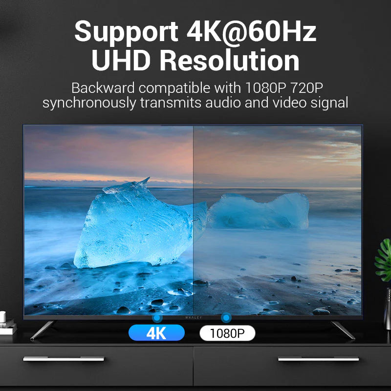 Vention USB-C to DisplayPort Adapter  - 4K / Gray