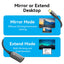 Vention Cotton Braided USB-C to DisplayPort Adapter  - 8K / 0.25 Meter / Black