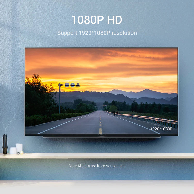 Vention HDMI-A to VGA Video Capture - 1080P / 0.15 Meter / Black